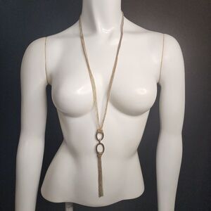 Cato Gold Tone & Silver Tone Tassel Necklace